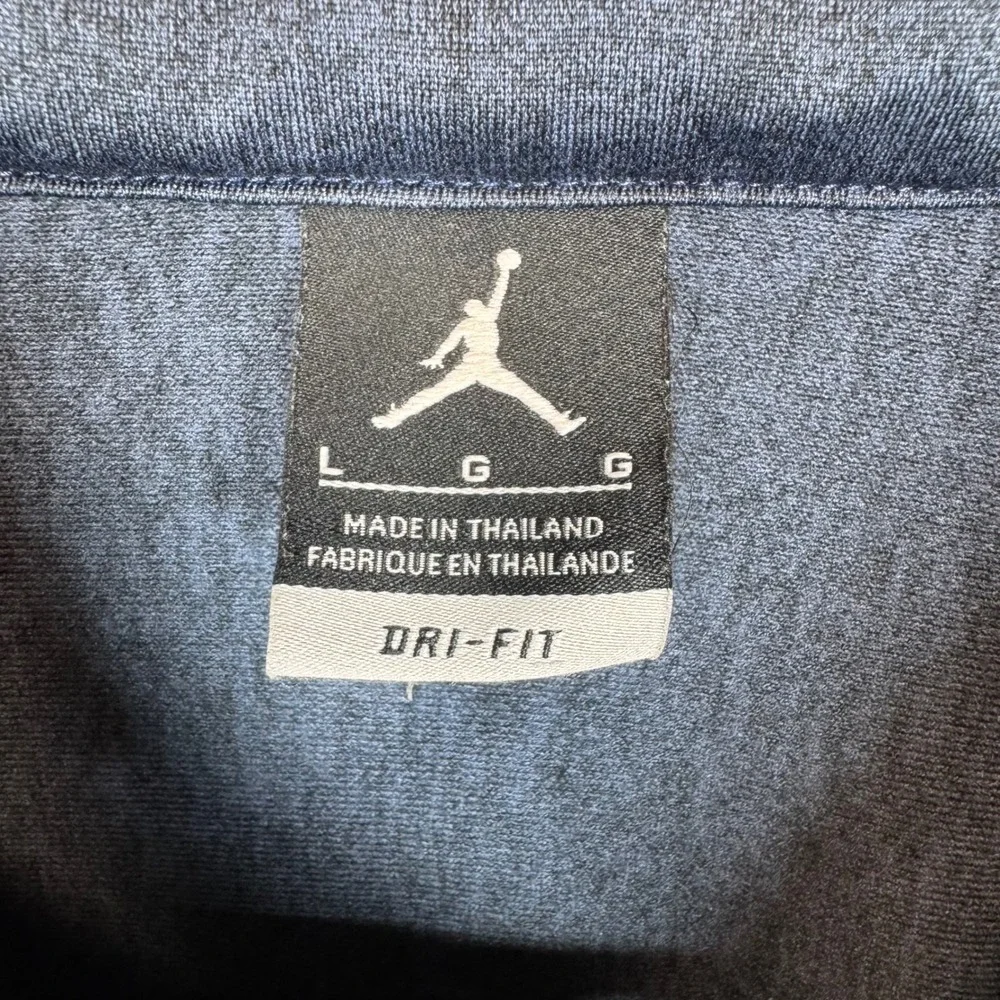 Jordan Dri-FIT Full Zip Jacket Mens Blue Athletic‎ Training 724494-473 Sz Large